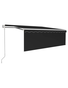 Tenda Automatica con Parasole e Sensore Vento 4,5x3 m Antracite