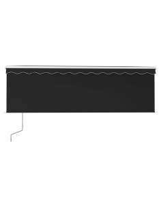 Tenda Automatica con Parasole e Sensore Vento 4,5x3 m Antracite 2