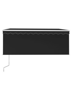 Tenda Retrattile Automatica con Parasole 3,5x2,5 m Antracite 2