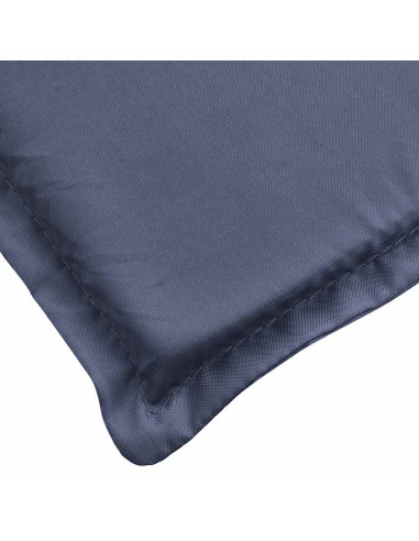 Cuscino per Lettino Blu Marino 180x60x4 cm in Tessuto Oxford