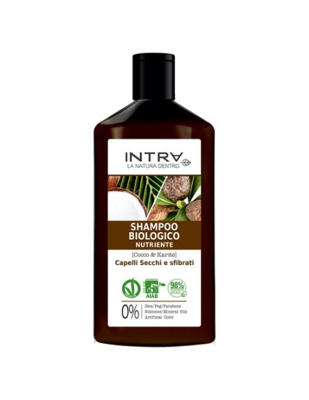 Shampoo capelli Harbor Biologico Nutriente Cocco e KaritÃ¨ 250 ml