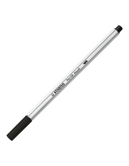 STABILO Pen 68 brush marcatore Medio Nero 1 pz