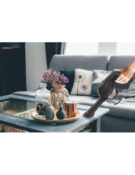 Hoover HF1 HF103X 011 Aspirapolvere elettrica Batteria Secco Tessuto Senza sacchetto 0,9 L 170 W Titanio