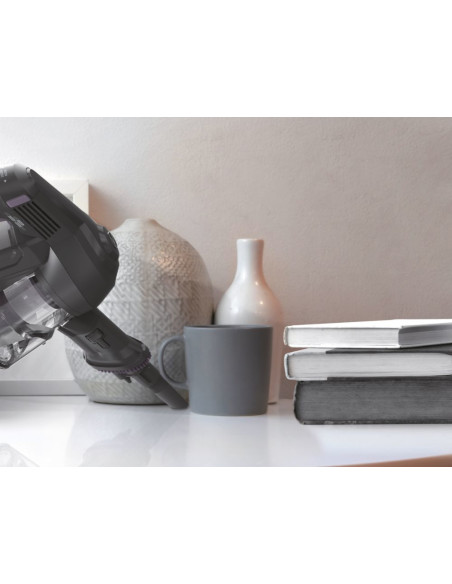 Hoover HF1 HF103X 011 Aspirapolvere elettrica Batteria Secco Tessuto Senza sacchetto 0,9 L 170 W Titanio