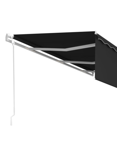 Tenda da Sole Retrattile Automatica con Parasole 6x3m Antracite