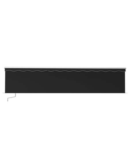 Tenda da Sole Retrattile Manuale con Parasole 6x3 m Antracite