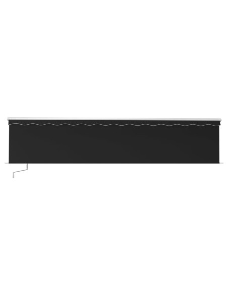 Tenda da Sole Retrattile Manuale con LED 6x3 m Antracite