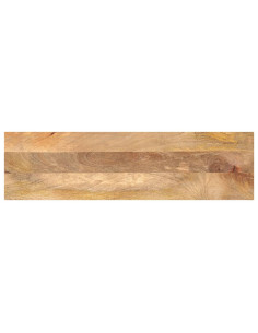 Piano per Tavolo 100x30x2,5cm Rettangolare Legno Massello Mango