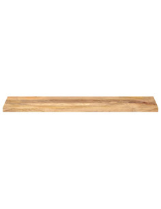 Piano per Tavolo 100x30x2,5cm Rettangolare Legno Massello Mango 2