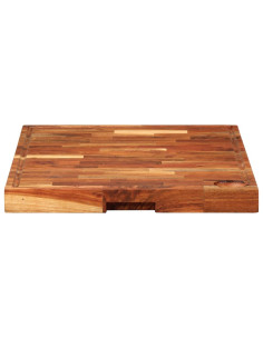 Tagliere 60x42x4 cm in Legno Massello di Acacia