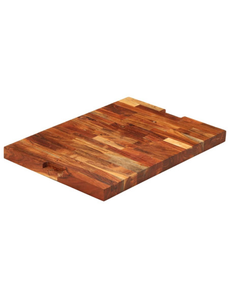 Tagliere 60x42x4 cm in Legno Massello di Acacia