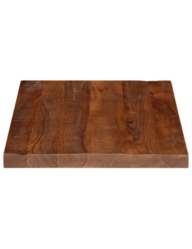 Piano Tavolo 90x60x2,5 cm Rettangolare in Massello di Recupero