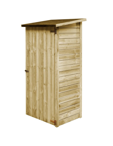 Capanno Attrezzi da Giardino in Pino Impregnato 88x76x175 cm