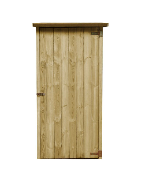 Capanno Attrezzi da Giardino in Pino Impregnato 88x76x175 cm