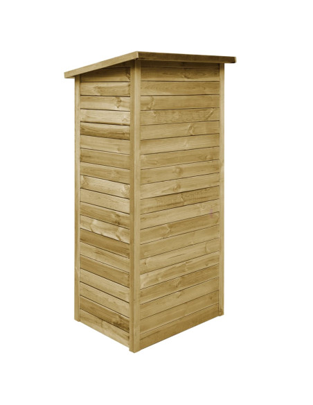 Capanno Attrezzi da Giardino in Pino Impregnato 88x76x175 cm