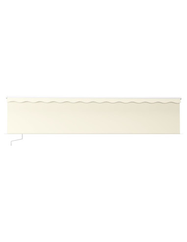 Tenda da Sole Retrattile Manuale con Parasole 6x3 m Crema