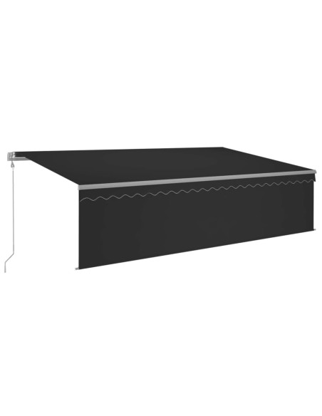 Tenda Automatica con Parasole Sensore Vento e LED 5x3 Antracite