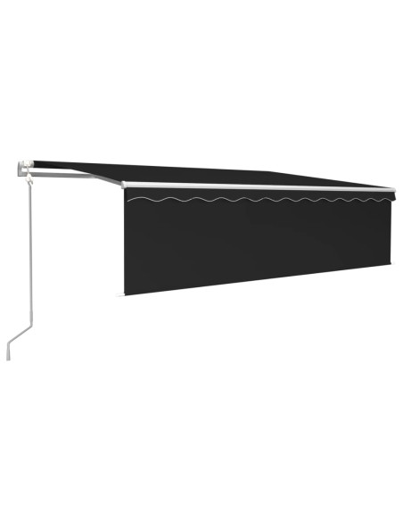 Tenda Automatica con Parasole Sensore Vento e LED 5x3 Antracite