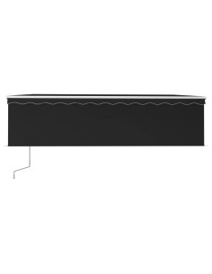 Tenda Automatica con Parasole Sensore Vento e LED 5x3 Antracite 2