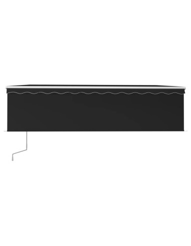 Tenda Automatica con Parasole Sensore Vento e LED 5x3 Antracite