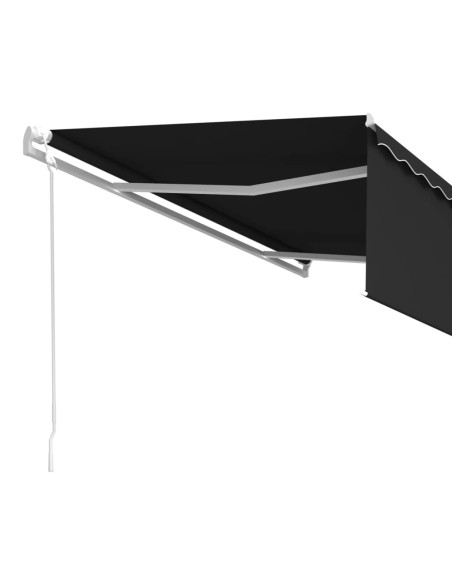 Tenda Sole Retrattile Automatica Parasole 5x3 m Antracite