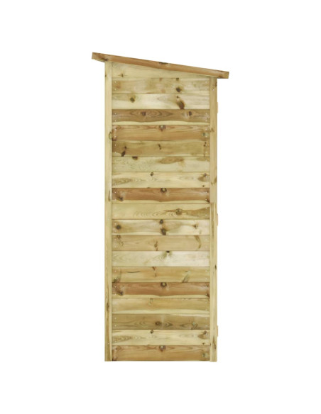 Capanno Attrezzi da Giardino in Pino Impregnato 182x76x175 cm
