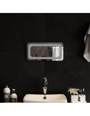 Specchio da Bagno con Luci LED 40x20 cm