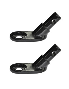 Ganci da Rimorchio per Biciclette 2 pz in Ferro 2