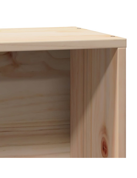Letto senza Materasso 90x190 cm in Legno Massello di Pino