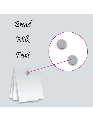 Lavagna Magnetica a Parete Bianca 50x40 cm Vetro Temperato