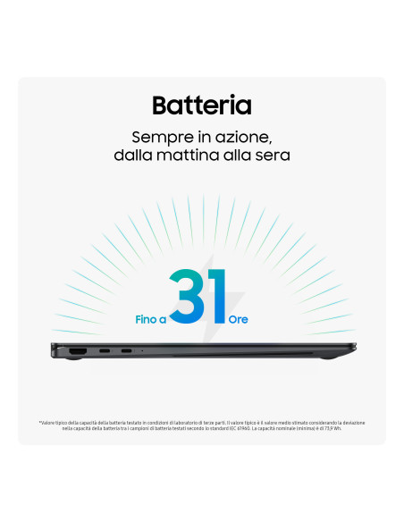 Samsung Galaxy Book5 360 Copilot+ PC Intel Core Ultra 5 226V Ibrido (2 in 1) 39,6 cm (15.6") Touch screen Full HD 16 GB LPDDR5x-