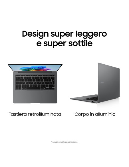 Samsung Galaxy Book5 Pro Intel Core Ultra 7 256V Computer portatile 35,6 cm (14") Touch screen WQXGA+ 16 GB LPDDR5x-SDRAM 512 GB
