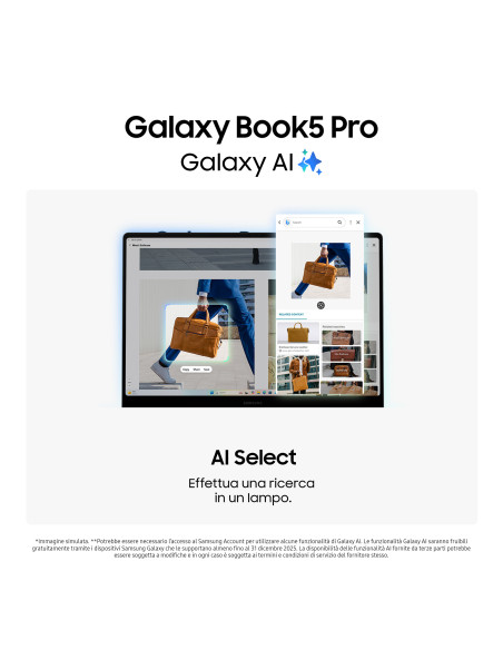 Samsung Galaxy Book5 Pro Intel Core Ultra 7 256V Computer portatile 35,6 cm (14") Touch screen WQXGA+ 16 GB LPDDR5x-SDRAM 512 GB