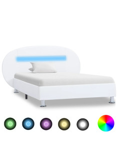 Giroletto con LED Bianco in Similpelle 100x200 cm 2