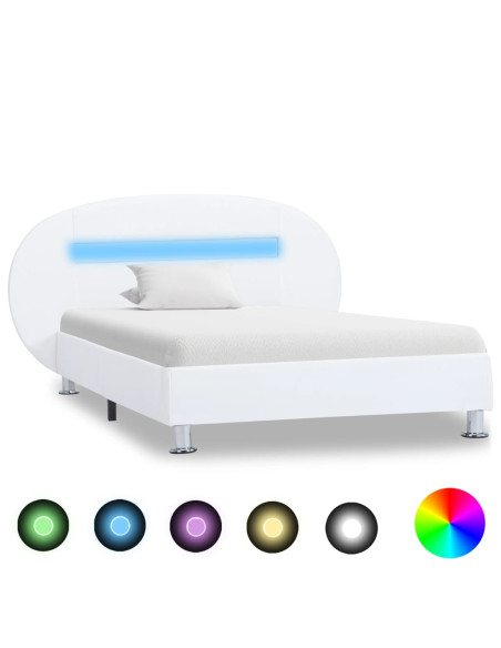 Giroletto con LED Bianco in Similpelle 100x200 cm