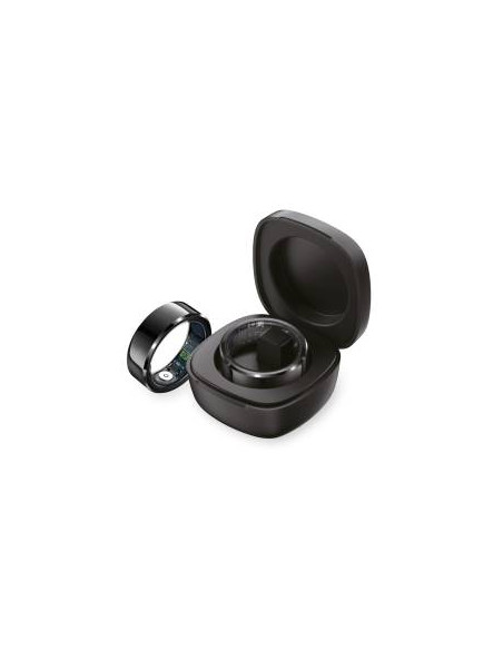 TECHMADE TM-NEXA-BK9 Smartring con Charging Box Black TG 9 18.9mm