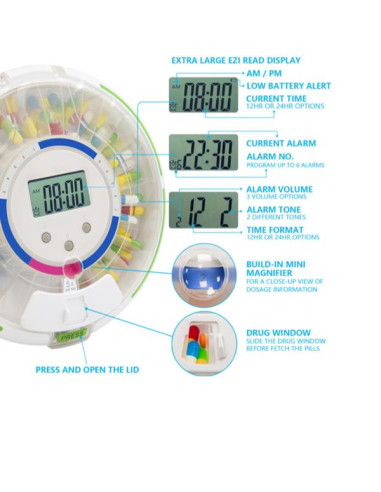 PORTAPILLOLE BT CON ALLARME