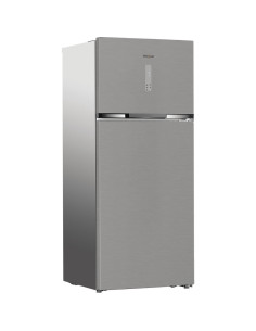 Whirlpool WHD2 6552 X4E Frigorifero doppia porta a libera installazione, Dual no frost, 78cm, Classe E, Pearl Inox, 37 dbA, h 18
