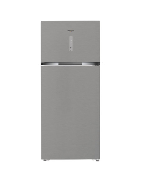 Whirlpool WHD2 6552 X4E Frigorifero doppia porta a libera installazione, Dual no frost, 78cm, Classe E, Pearl Inox, 37 dbA, h 18