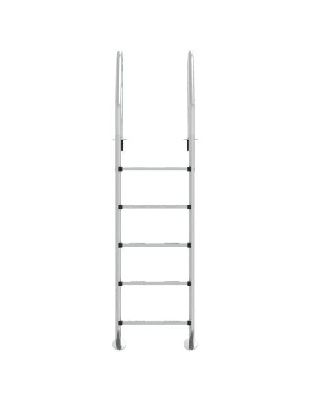 Scala per Piscina 54x38x211 cm Acciaio Inox 304
