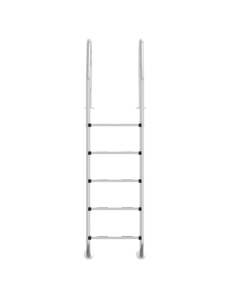 Scala per Piscina 54x38x211 cm Acciaio Inox 304