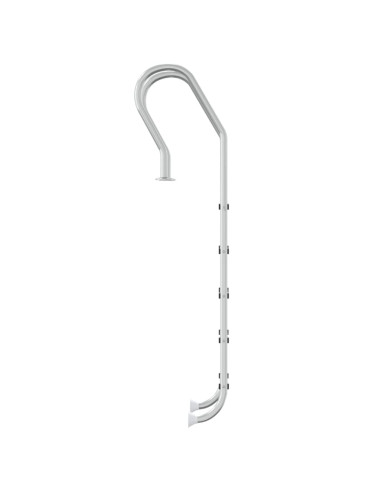 Scala per Piscina 54x38x211 cm Acciaio Inox 304