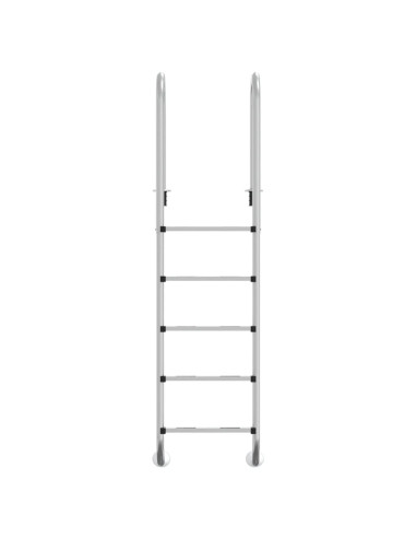Scala per Piscina 54x38x211 cm Acciaio Inox 304