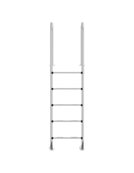 Scala per Piscina 54x38x211 cm Acciaio Inox 304