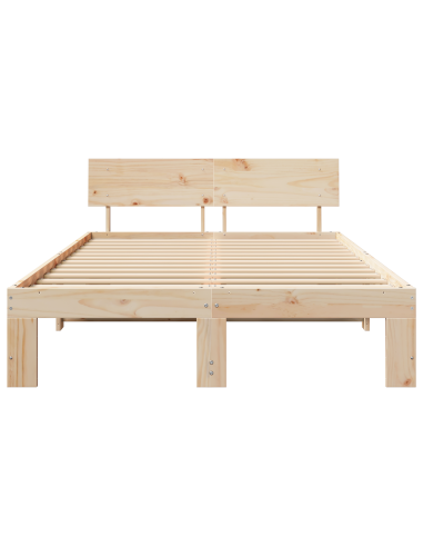 Struttura del letto Naturale 120 x 190 cm Pino massello