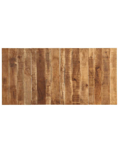 Tavolo da Pranzo 180x90x75 cm in Legno Massello di Mango Grezzo