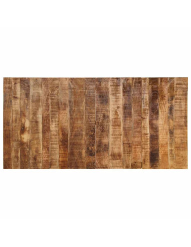 Tavolo da Pranzo 200x100x75cm in Legno Massello di Mango Grezzo
