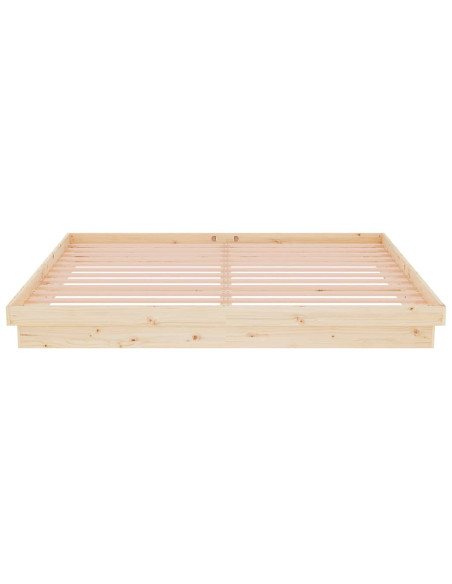 Giroletto senza Materasso in Legno Massello 200x200 cm