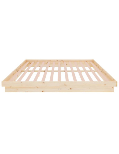 Giroletto senza Materasso in Legno Massello 200x200 cm