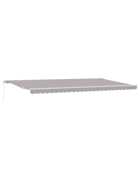 Tenda Retrattile Manuale  Grigio 600x300 cm